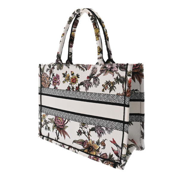 Christian Dior Book Tote Medium Embroidered Handbag Multicolor - Picture 2 of 8
